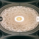 Francesco Borromini, dome interior of the chiesa di San Carlo alle Quattro Fontane, also called "San Carlino"