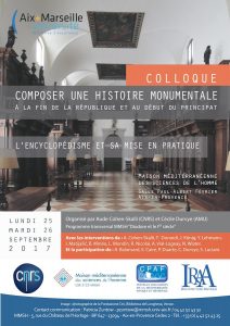 An international colloquium on writing a monumental history in Ancient Rome